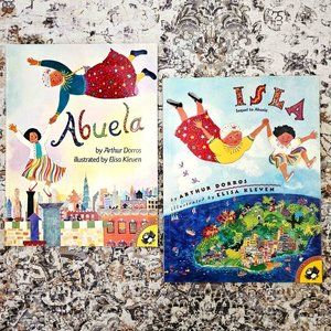 "Abuela" and "Isla". Children's Book Set of 2. Softcover.